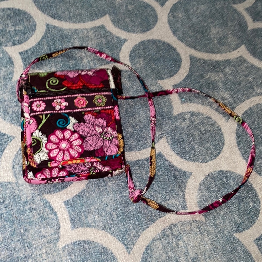 Vera Bradley Multicolor Floral Crossbody Bag-Vintage